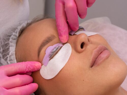 High angle professional wearing gloves (1)