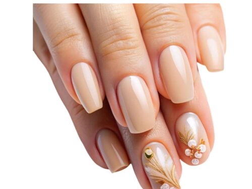 Uñas con acrilico y decoraciones